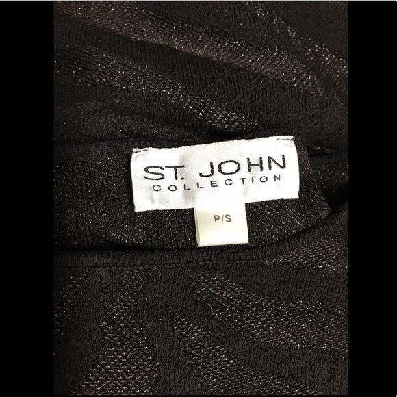 💥SOLD💥ST JOHN Collection Brown Poncho - Picture 5 of 5